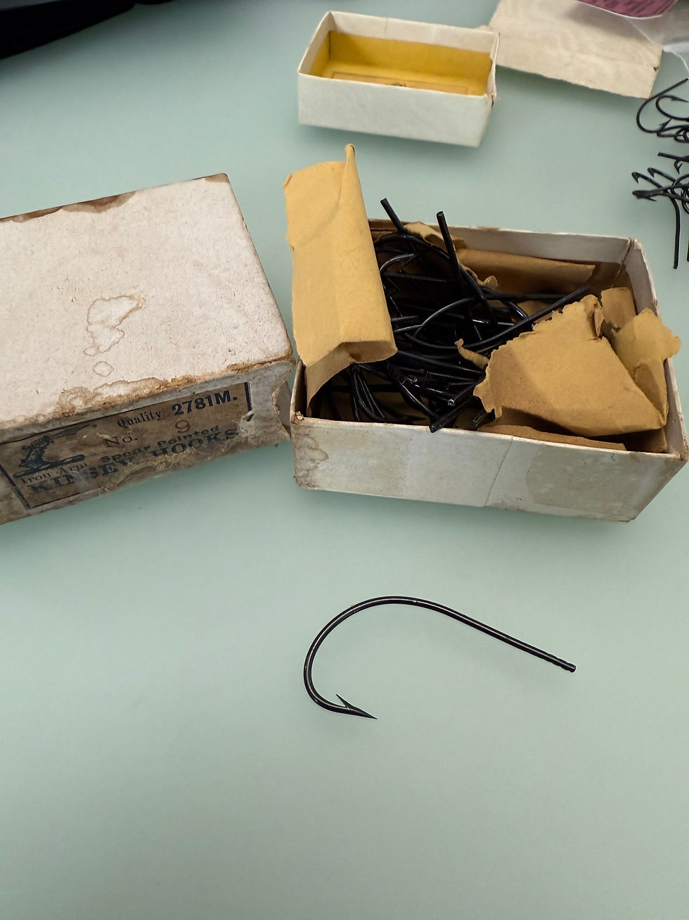 Thumbnail: ANTIQUE  Allcocks Kinsey Blind Eye Hooks