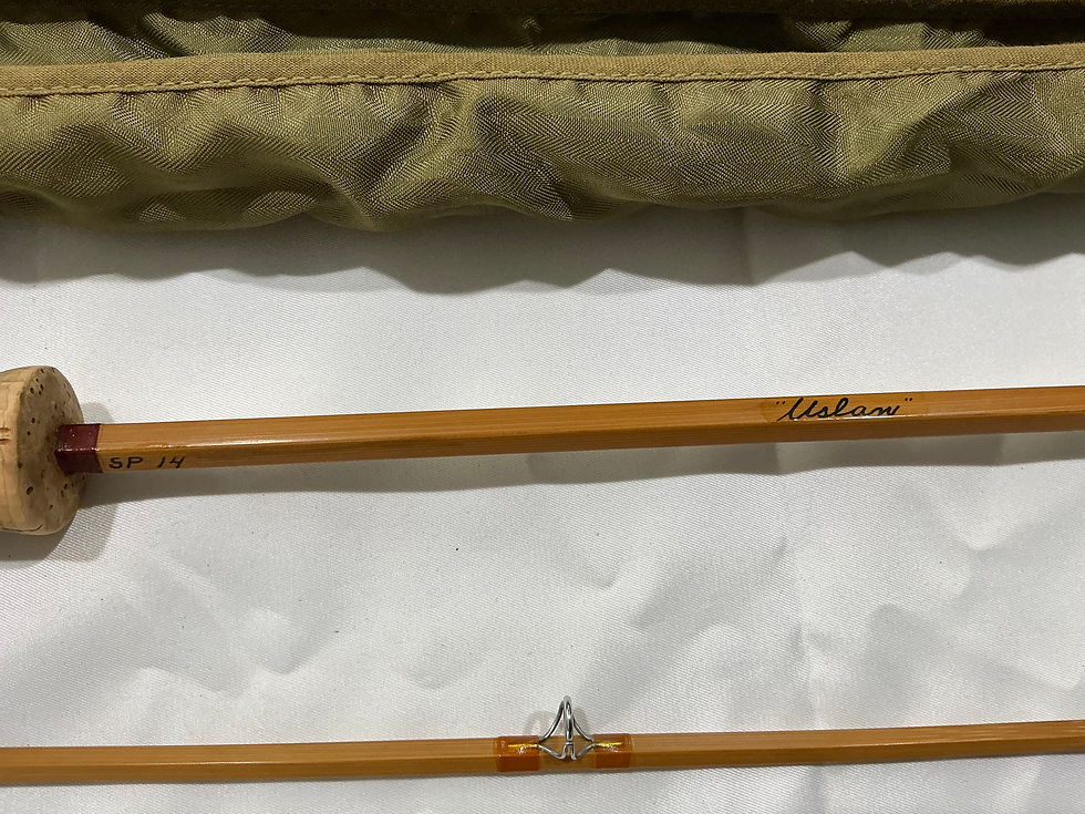 Thumbnail: Vintage SP 14 Bamboo Fishing Rod by Uslan 2/2