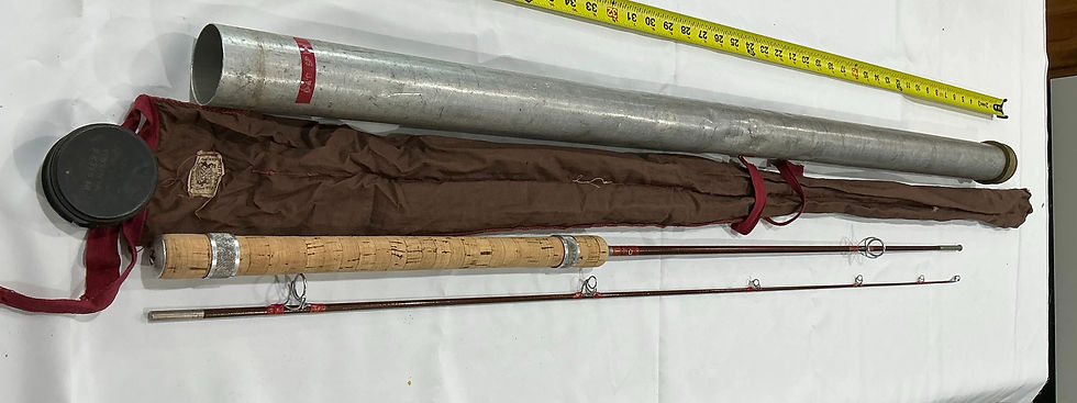Vintage Fiberglass Herters Spin Fishing Rod