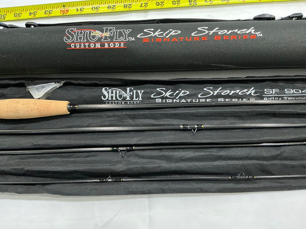 Thumbnail: Custom Shu Fly Rod Graphite IM6 904/3 3 weight BEAUTIFUL