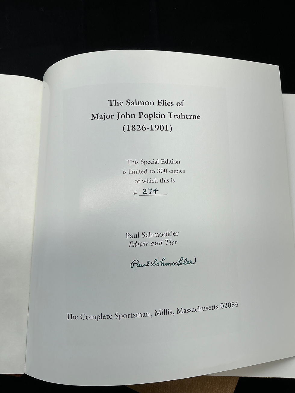 Thumbnail: LIMITED EDITION The Salmon Flies  Major John P Traherne Schmookler