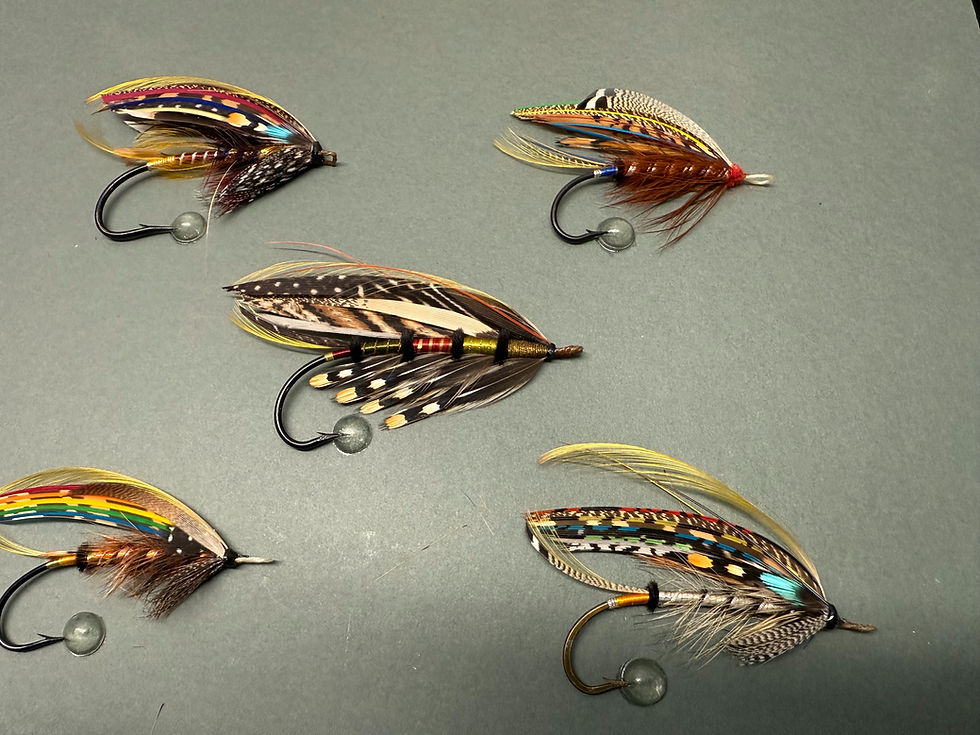 Thumbnail: Dr. James Goggans framed  Salmon Flies