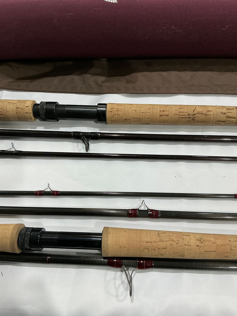 Thumbnail: 2 -14' 2 Handed Spey Fly Rods 1-St. Croix 1-Elkhorn  EXCELLENT