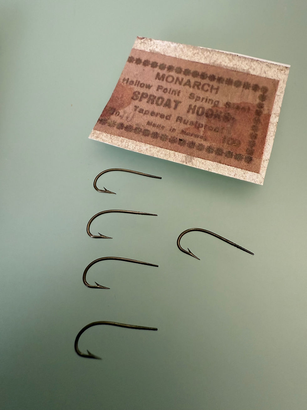 Thumbnail: Antique Monarch Hollow Point  Blind Eye Sproat Hooks Multiple sizes