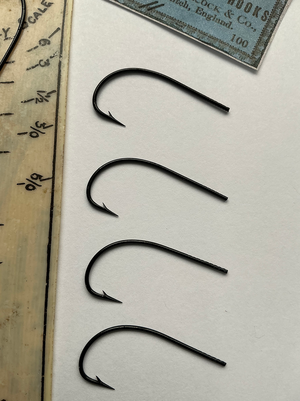 Thumbnail: Antique Allcock Kensey blind eye hooks