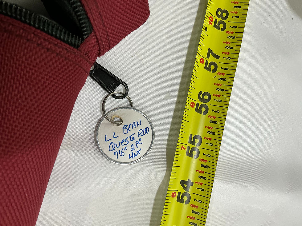 Thumbnail: L L Bean Quest II Graphite 7'6" 2 pc 4 weight