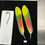 Thumbnail: Matched  parrot feathers for  Salmon Flies 1O-2D