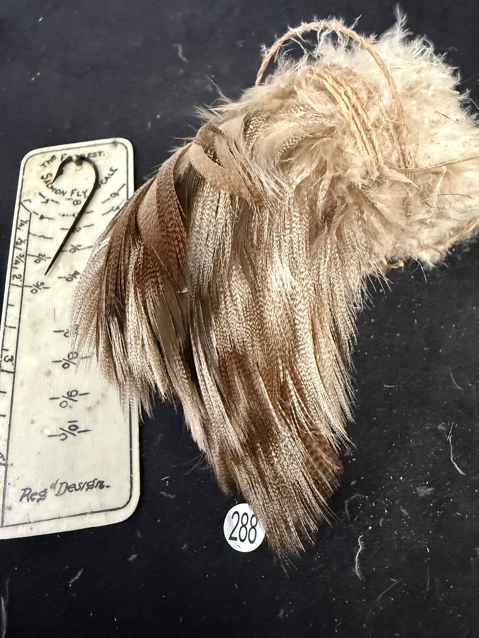 Thumbnail: Vintage Large Clump of  Bronze Mallard Duck feathers 288