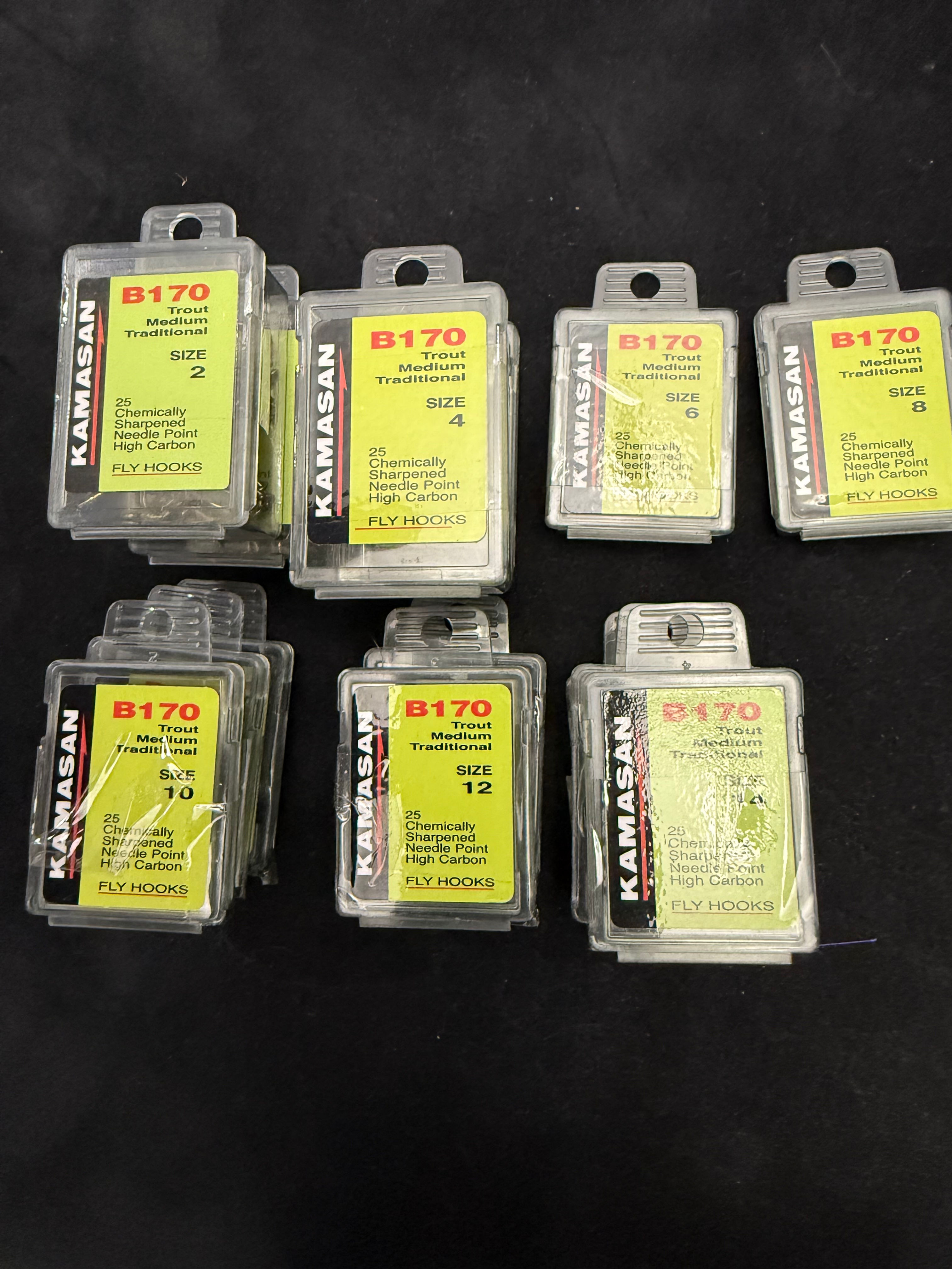 Kamasan B170 Traditional Trout hooks Medium