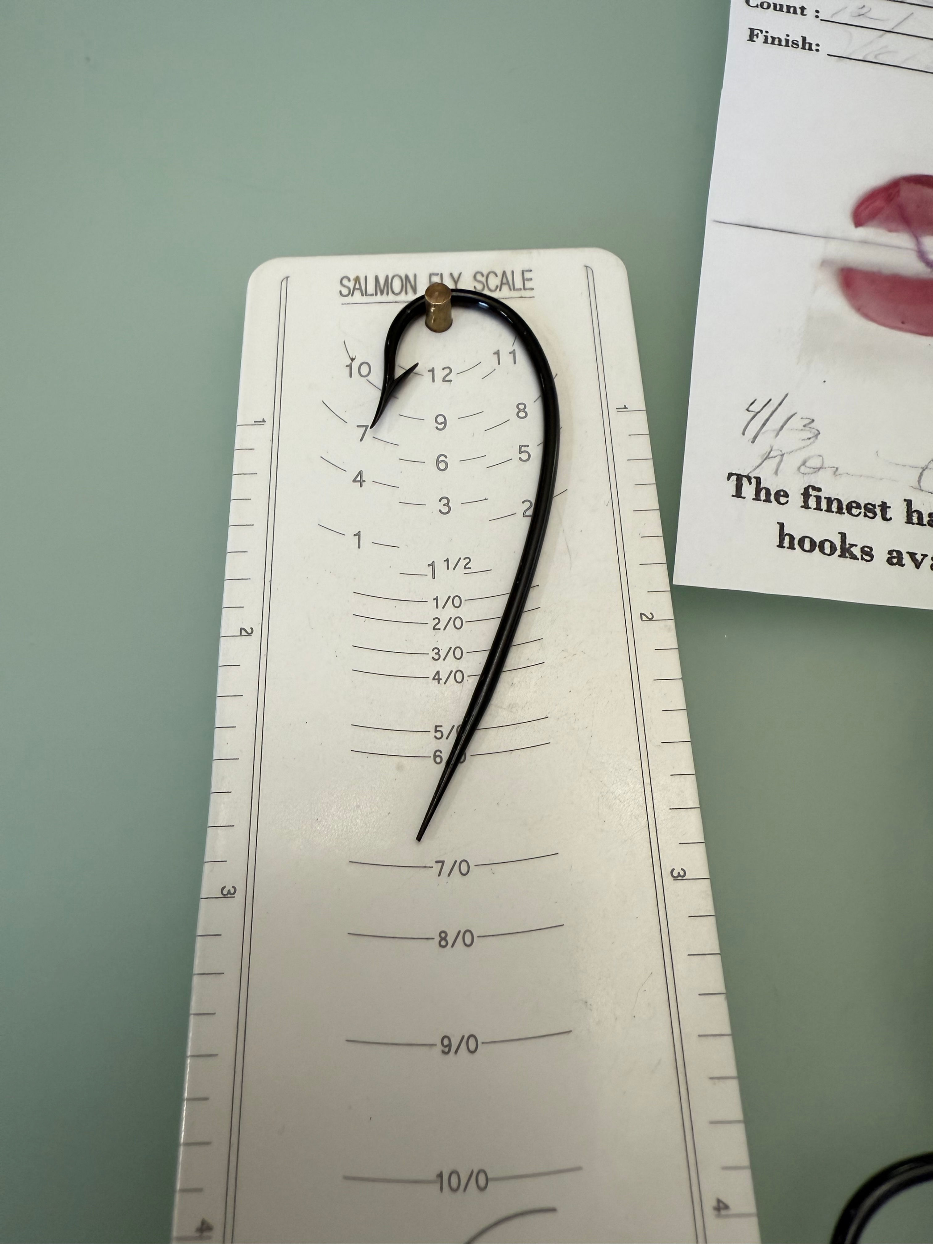 Ronn Lucas  Custom Emerald Isle 8/0 Blind Eye  Salmon Hook