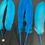 Thumbnail: Large Dyed Swan Wing Feathers KingFisher Blue