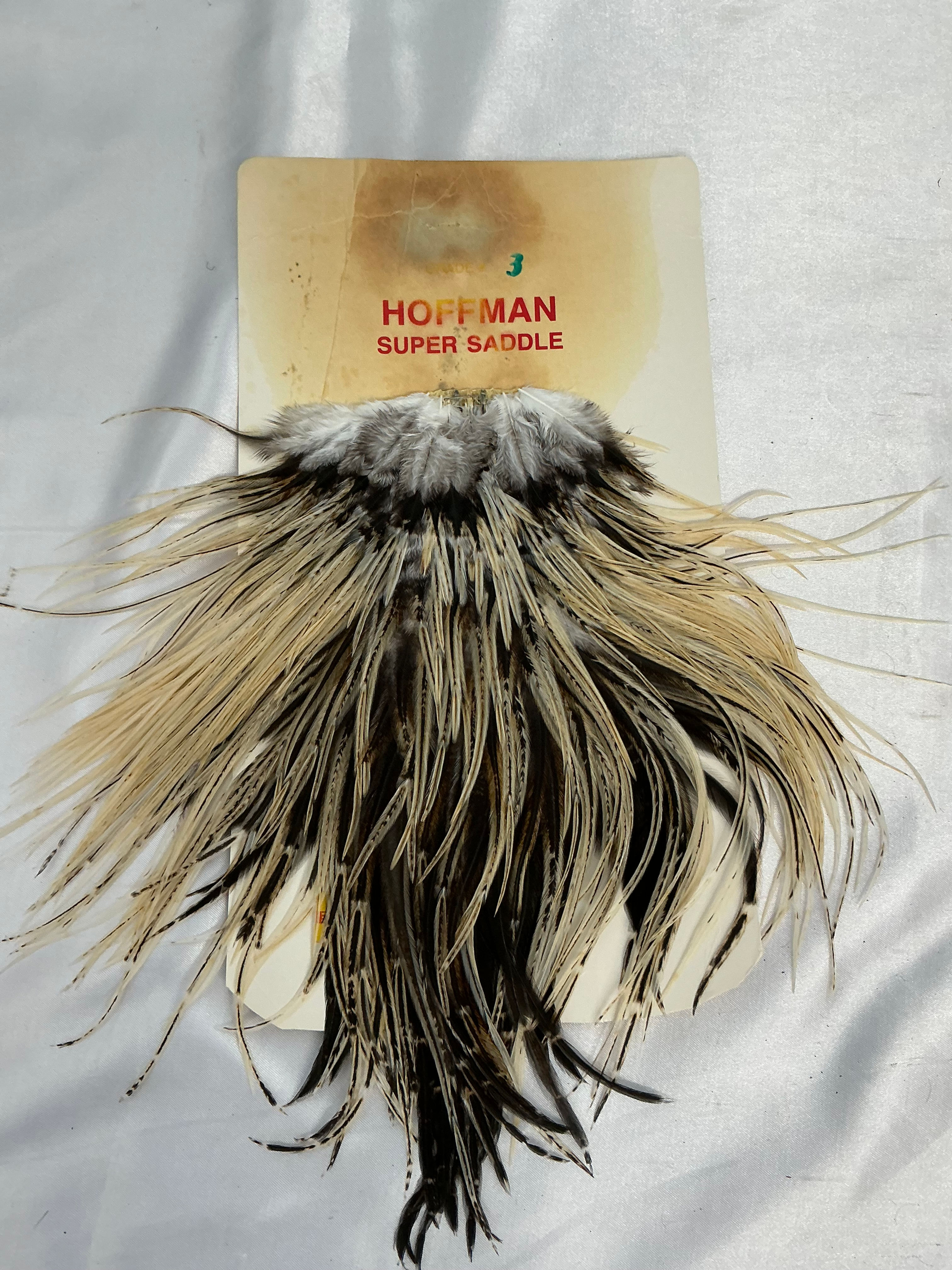 Vintage Hoffman Super Saddle  Hackle from Ronn Lucas Collection