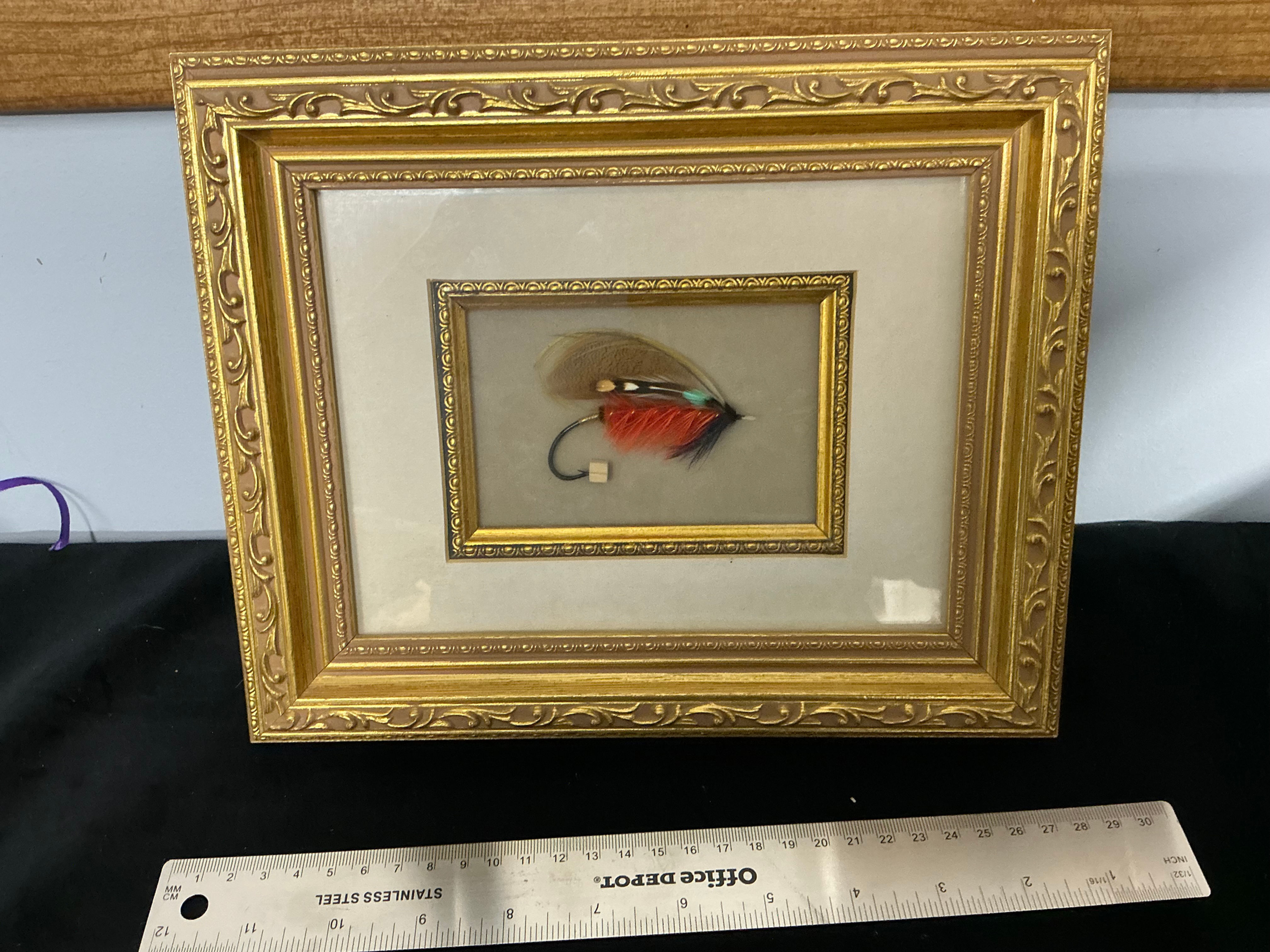 Dr. James Goggans framed  Salmon Fly