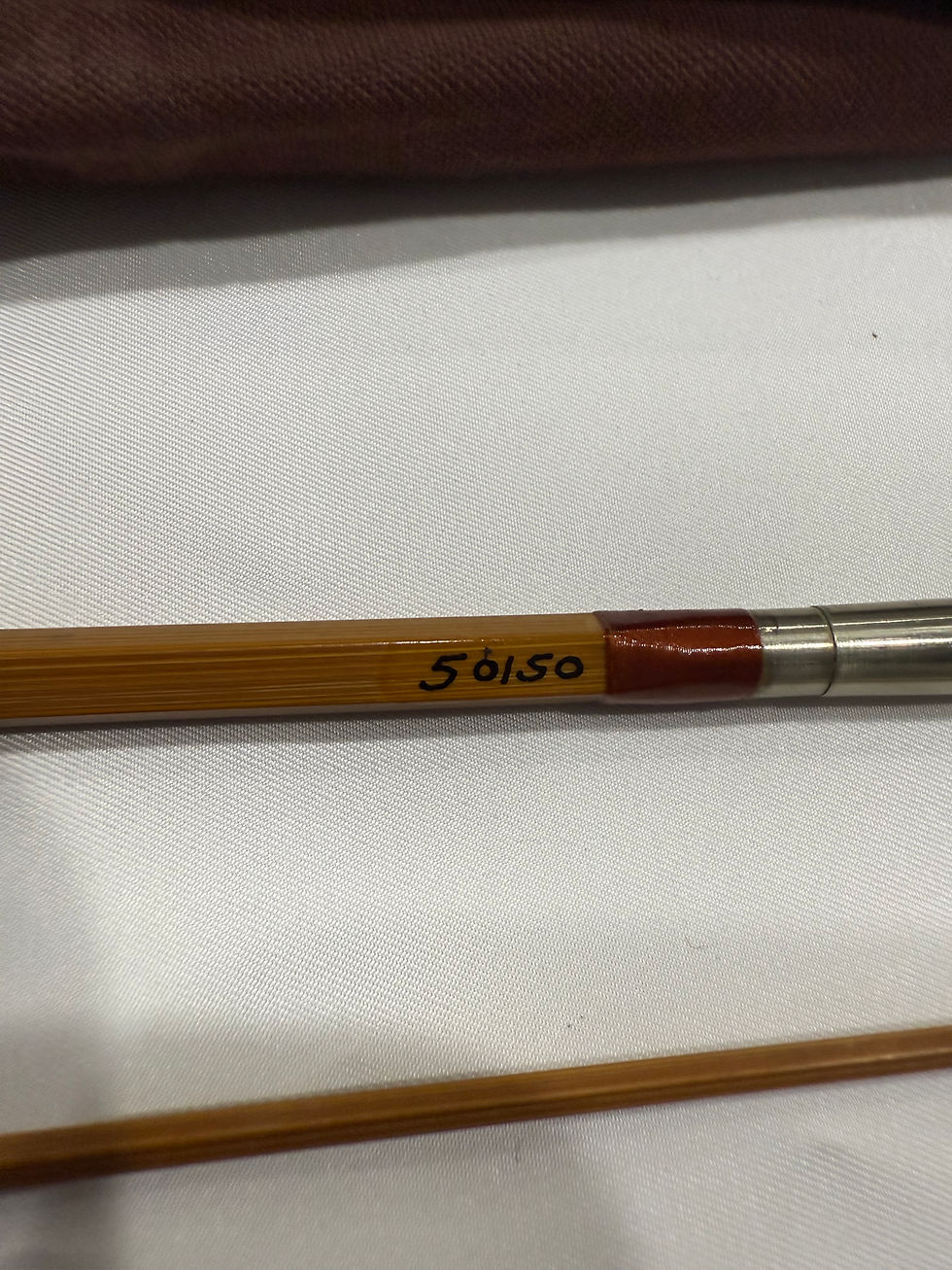 Thumbnail: Vintage Uslan SP7515  Bamboo Fishing Rod 2 piece