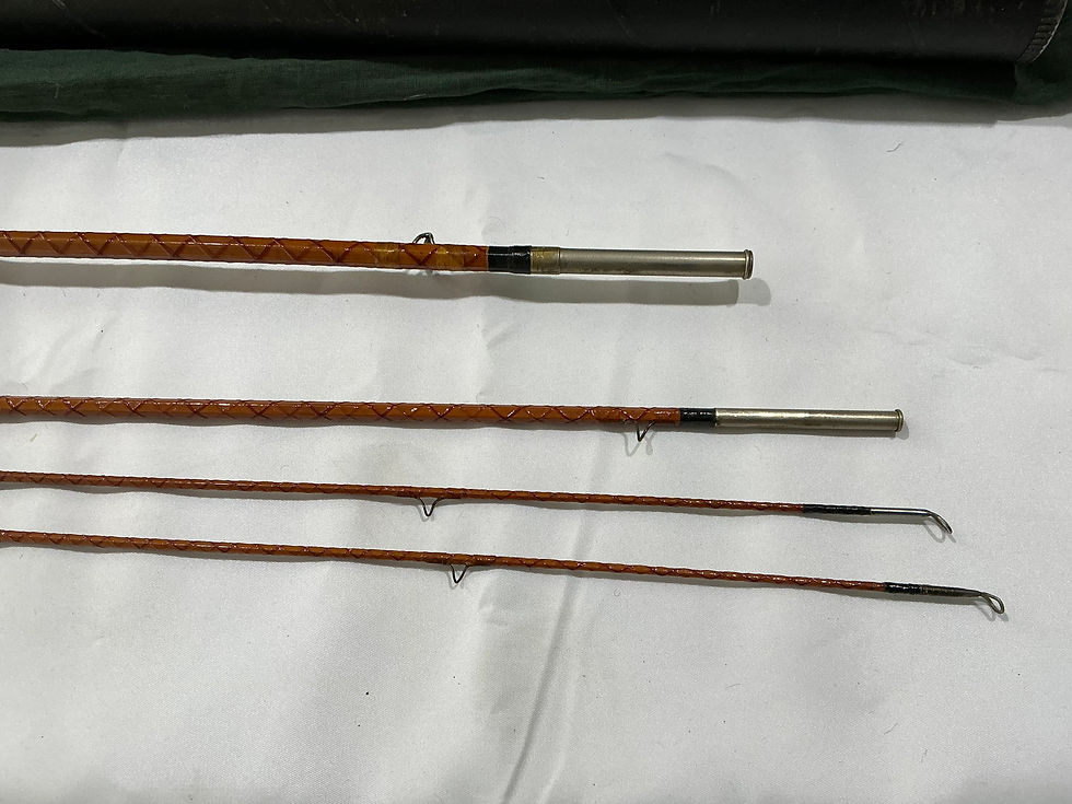 Thumbnail: Vintage Bamboo Fly Fishing Rod 3/2