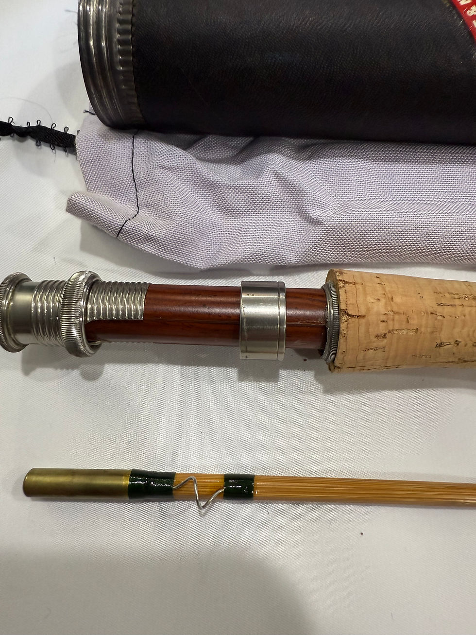 Thumbnail: Vintage Bamboo Fly Fishing Rod STUNNING