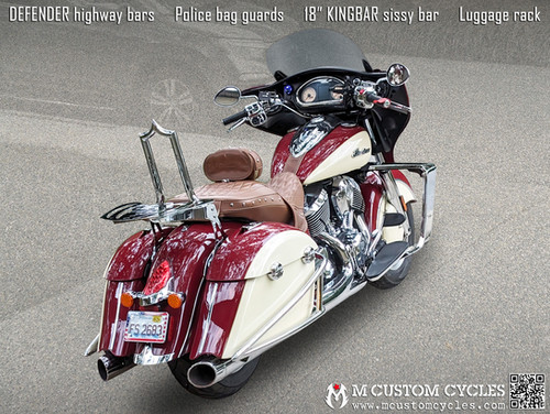 KINGBAR Sissy Bar Indian Challenger, Chieftain, Pursuit