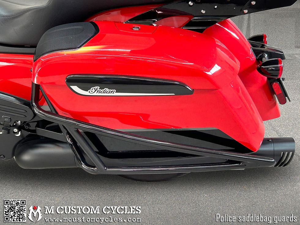 Thumbnail: Indian Challenger Police Saddlebag Crash Drop Guards
