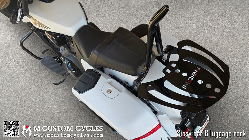ACE Sissy Bar & Luggage Rack Combo for Indian Challenger, Indian