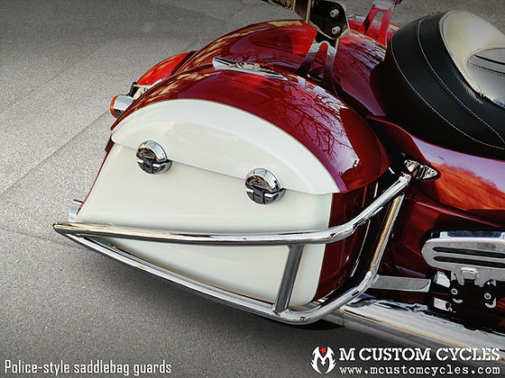 Chrome Saddlebag Crash Bars Engine Guards 2014-2021 Chrome Saddlebag Crash Bars Engine Guards 2014-2021
