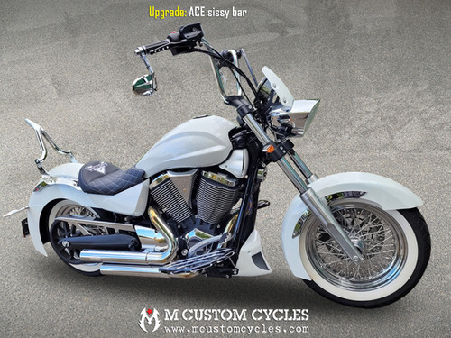 ピストバイク ruption queen ACE Sissy Bar Passenger Backrest for Victory Boardwalk | M Custom
