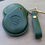 Thumbnail: Harley-Davidson green leather key fob case holder