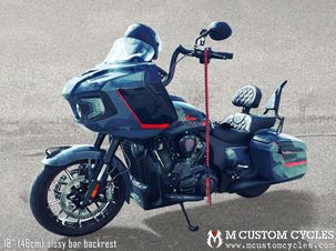 Indian Challenger motorcycle sissy bar passenger backrest