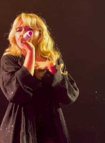 Sabrina Carpenter performs at the Short 'N Sweet Tour. (Photo Credit: Ariana Glaser)