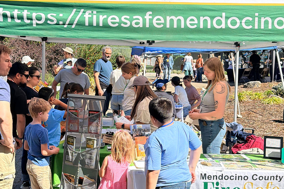 MCFSC tabling at the Mendocino County Science and Engineering Fair & STEAM Expo