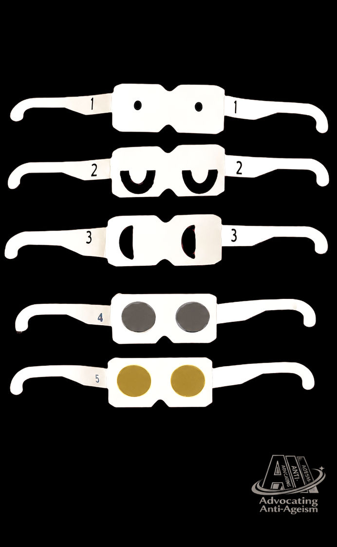 Vision Ailment Simulation Glasses (Set of 5)