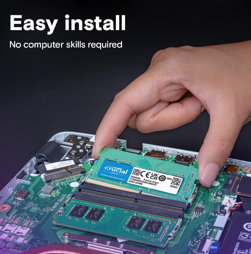 Thumbnail: Pamięć RAM do laptopa Crucial 32GB DDR4 3200MHz SODIMM