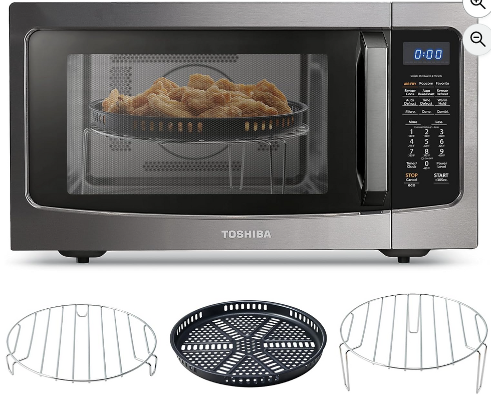 Miniatura: Kuchenka mikrofalowa Toshiba 4w1 z frytkownicą