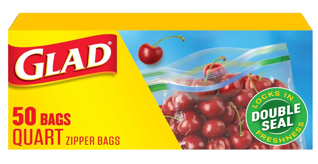 Worki strunowe Glad do żywności Quart 0,95L 50 szt
