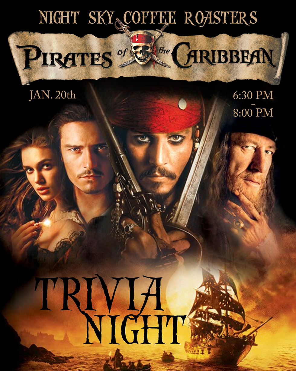 Pirates of the Caribbean Trivia Night!