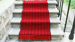 Tapis tissé en laine