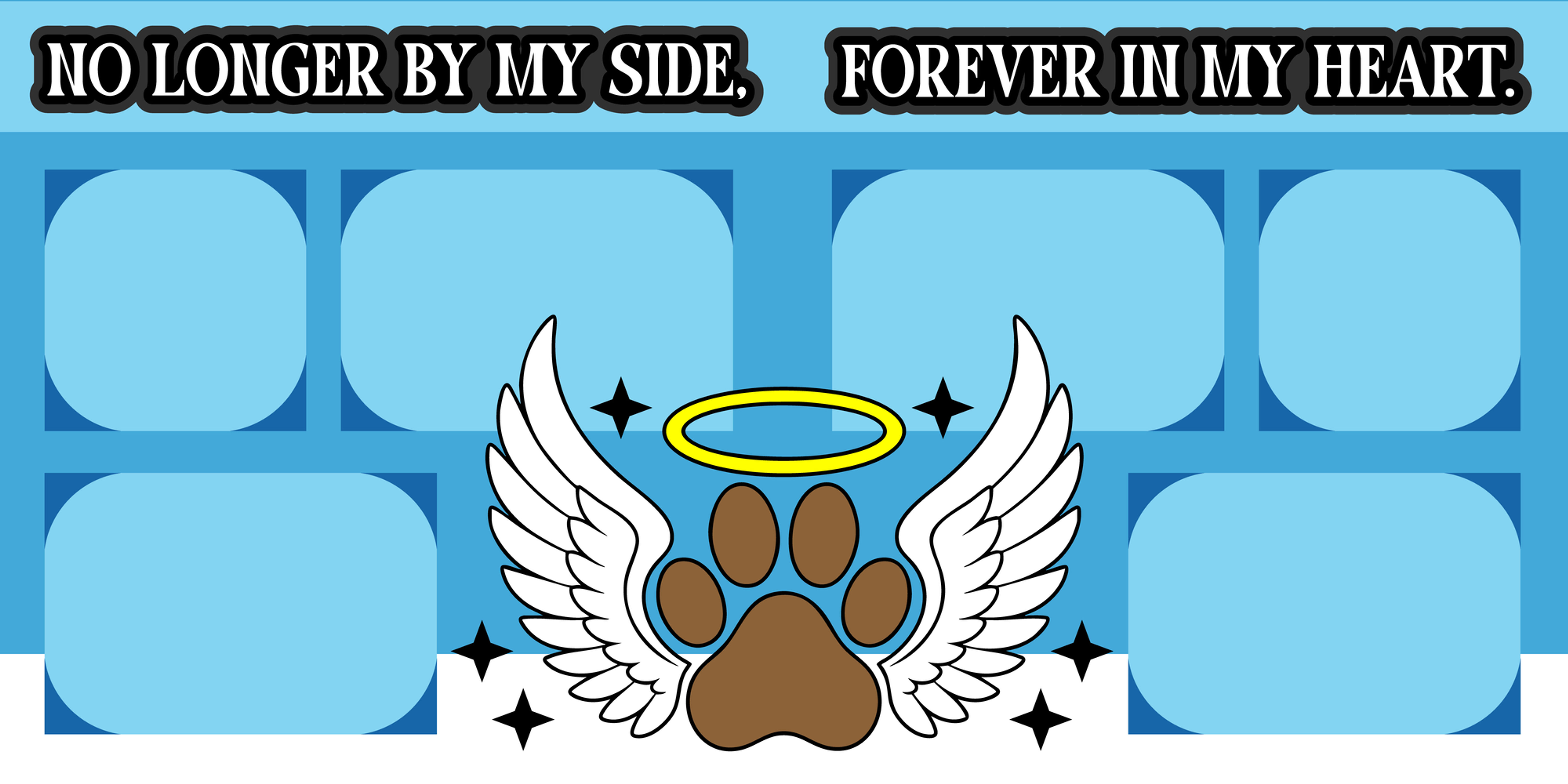 No longer by my side, Forever in my Heart BLUE