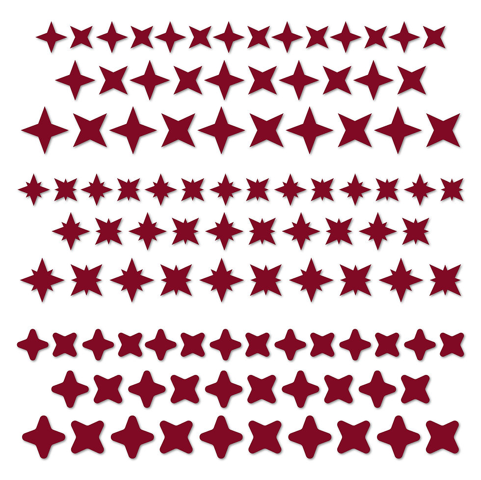 Thumbnail: Laser Cut Stars (100ct)