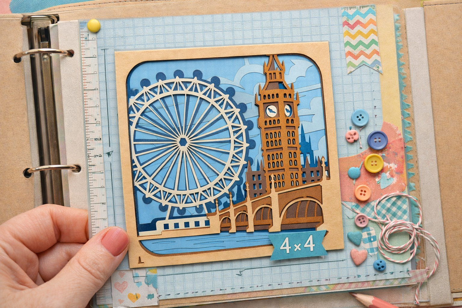 Layered London Statement Piece