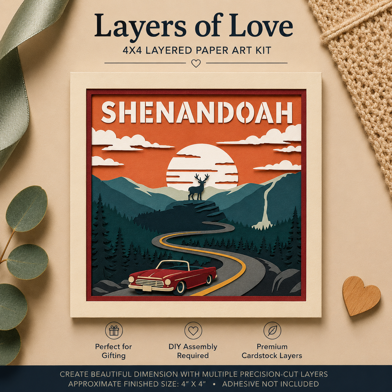 Shenandoah Layers of Love Layered ARt