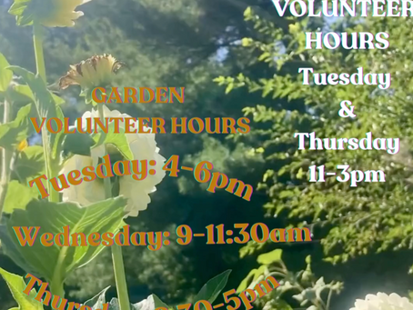 Volunteer Hours: Sep. 9-14