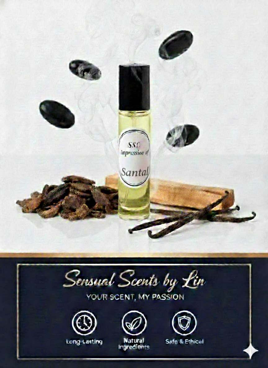 Sensual Scents by Lin body oil | Our version of Santal