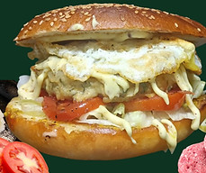Her grilled chicken burger.jpg