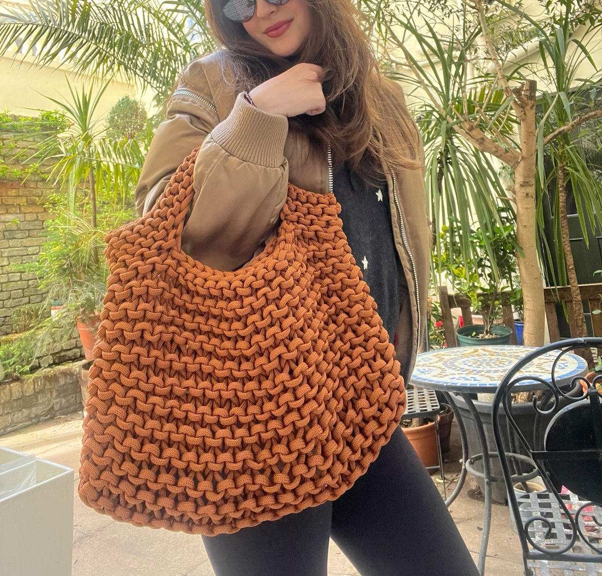 MMM By Joel - Suma crochet bag - Terracotta