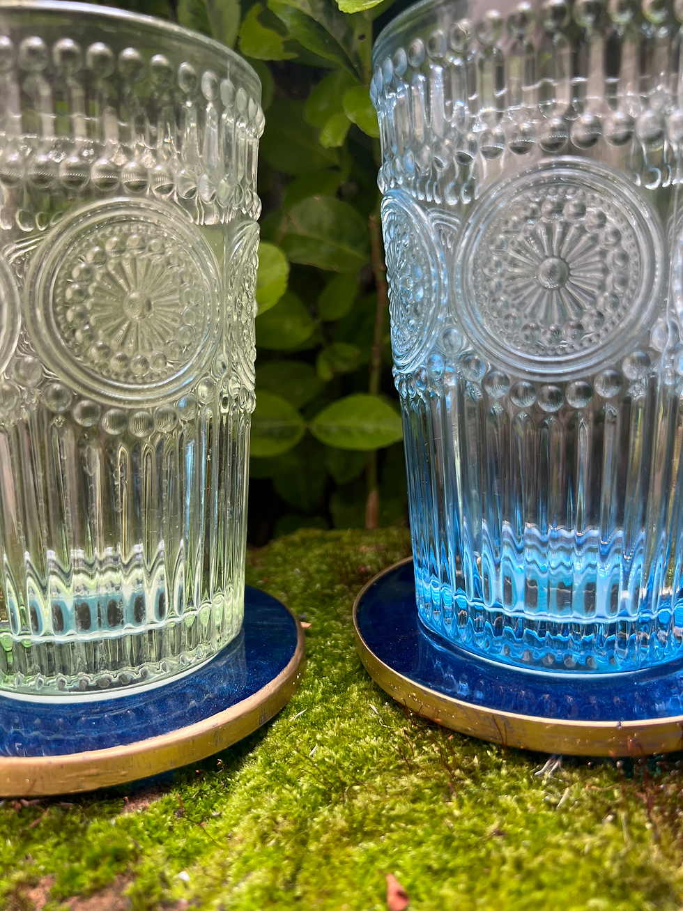 Thumbnail: Evil Eye coasters - Set of 2