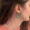 Thumbnail: Kharzit Beirut - Portugal Beaded Heart Earrings
