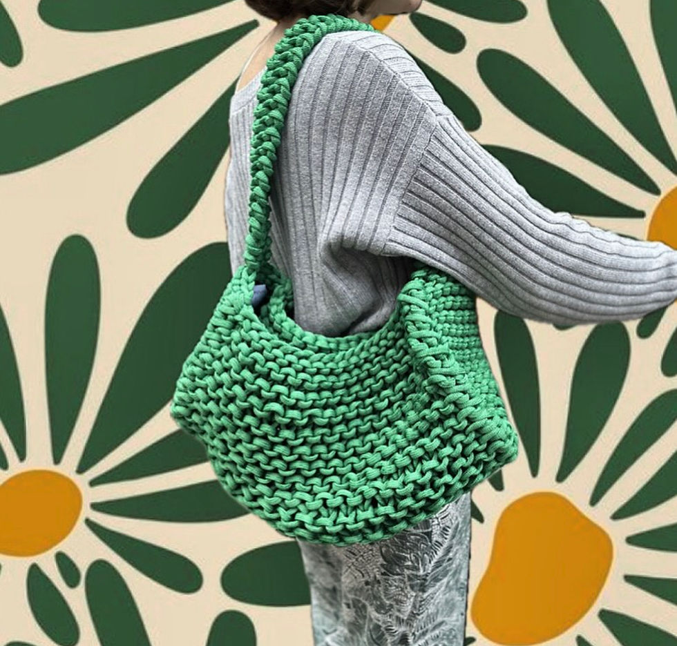 Thumbnail: MMM By Joel - Crochet Madi bag - Green