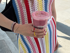Elevate "The Glow" Smoothie with our Enamel "Wavy Rings"