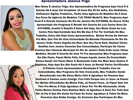 Jessica Trigo apresentadora de tv