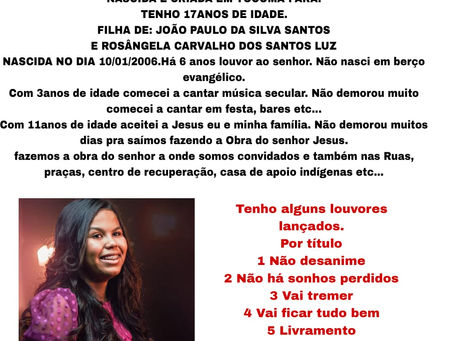 Cantora Wellen Carvalho