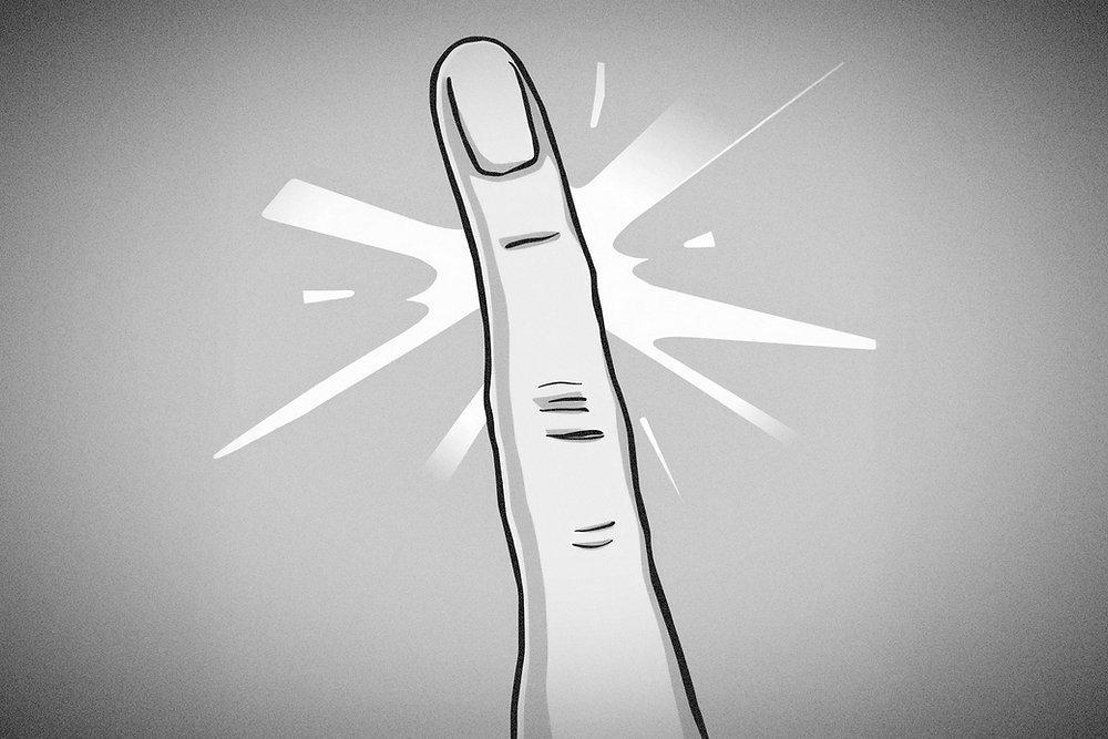 Getting Finger ON GIVING THE FINGER